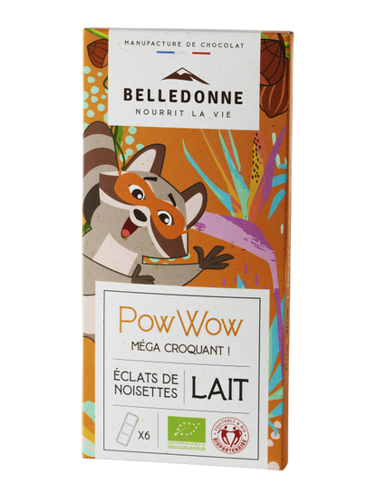 Belledonne -- Tablette enfant - chocolat au lait eclats de noisettes - 80 g