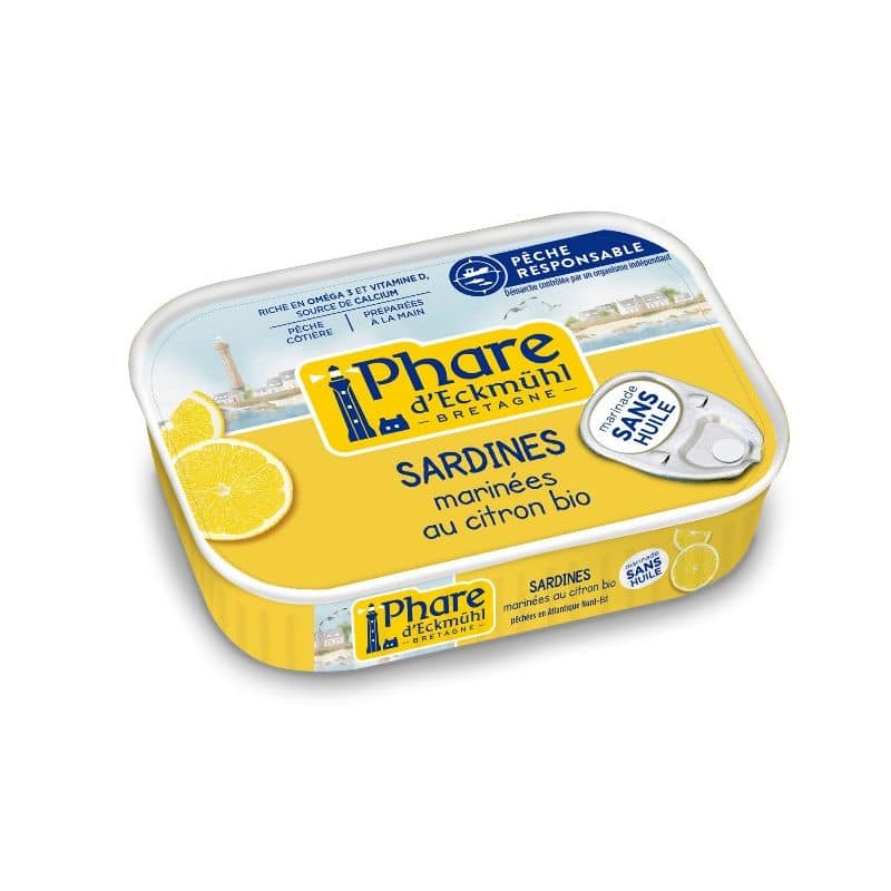 Sardines marinées au citron 135g