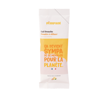 Pimpant -- Gel douche vanille gourmande poudre à diluer - 25 g