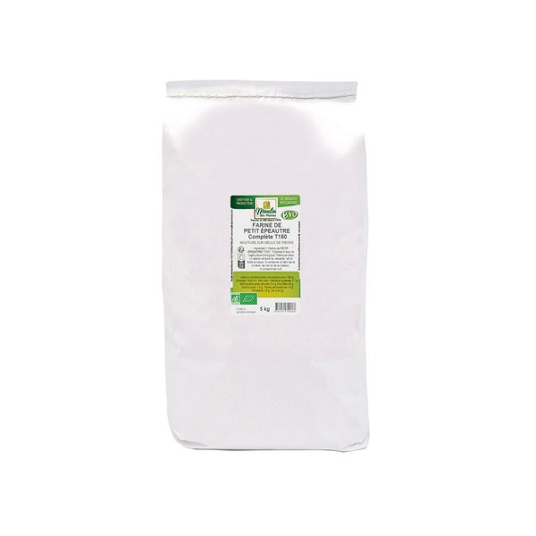 Farine de petit épeautre complète t150  meule de pierre bio - 1