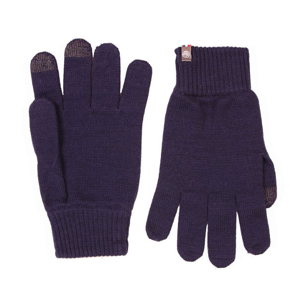 Maison Bonnefoy -- Gants tactiles jasmin bio l/xl marine