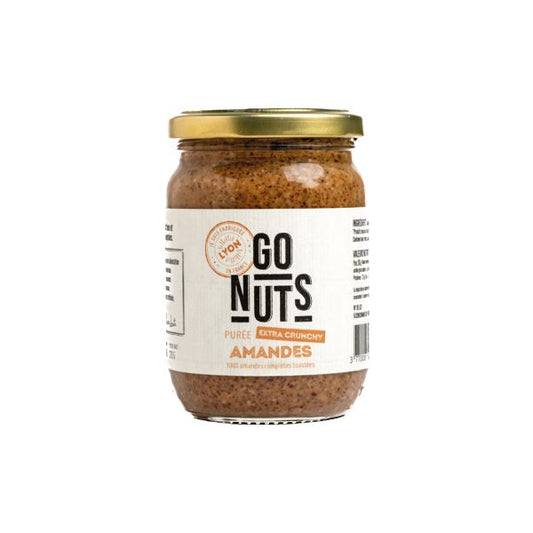 Purée d'amandes complètes toastées crunchy bio - 1